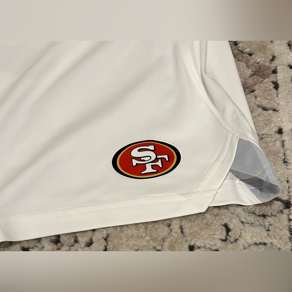 Under Armour Authentic San Francisco 49ers White Shorts NFL Men’s Sz: XXL - Picture 3 of 5